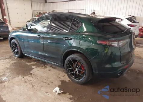 2021 Alfa Romeo Stelvio Ti Sport Awd из США, поврежденный, VIN ZASPAKBNXM7D18292